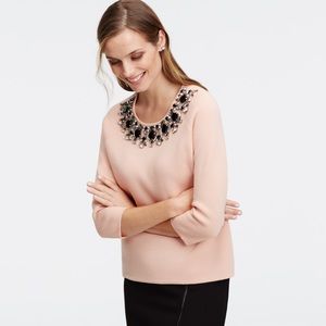 NWT Ann Taylor | Jeweled Blouse